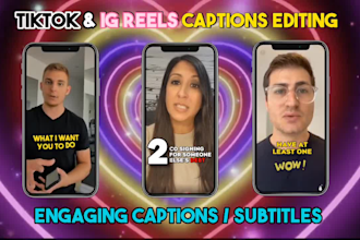 add engaging captions to your tiktoks, ig reels, and shorts