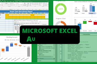 assist you with ms excel, vba, macro related formulas, coding, and presentation