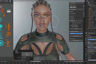 ue control rig,rig3d for animaze,wd,3d rigging,ik fk, shapekeys,face expressions