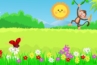 create 2d animation for kids, nursery rhymes and kid songs