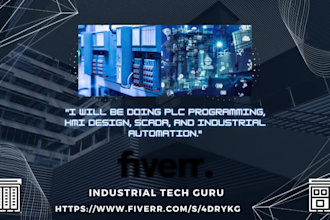 be doing plc programming, arduino, hmi design, scada, and industrial automation
