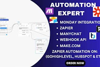 zapier expert, zapier webhook, manychat, intercom, zapier automation, make com