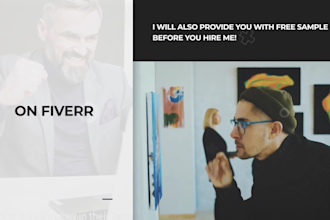 create a corporate ad for your product, company, events