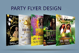 design printable and digital flyer poster brochure