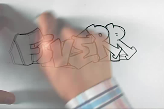 speed draw graffiti video