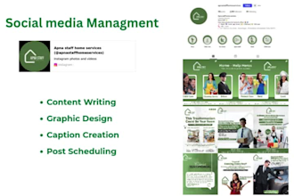 be your facebook, instagram manager