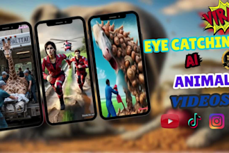 create viral ai pet flix shorts cat videos, animal rescue stories, daily growth