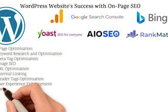 do optimize wordpress website on page SEO and webmaster