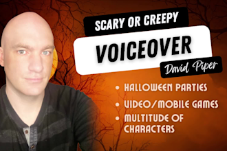 record a scary creature or monster voice over