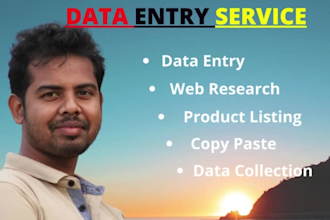 be your data entry expert