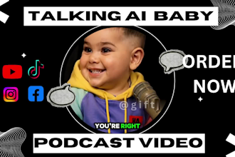 do viral ai baby talking video ai baby podcast ai talking avatar ai podcast