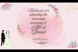 design elegent wedding invitation and reception card design