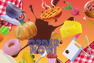 design amazing  restaurant menu, food flyer, poster design or banner