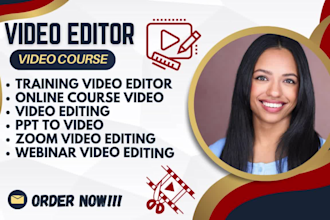 be your pro video editor, explainer, zoom meeting, loom, webinar, training video