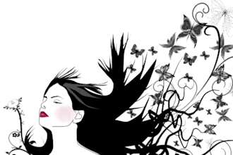 illustrate a pin up girl or another character