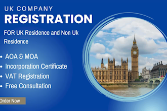 register UK ltd company in 24 hours