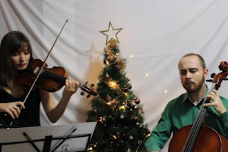 record for you anything for string duo, cello and violin