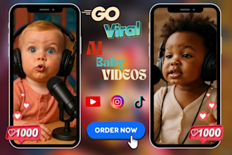 create hilarious viral ai baby talking videos podcasts ai podcast ai baby