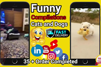 create funny viral compilation videos or shorts youtube for social media