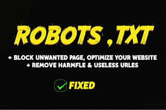 fix robots txt error that blocks your store from ranking on google search engine