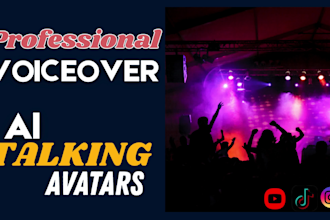 create and edit your avatar video and generate voiceover