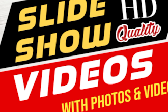 do slideshow video from photos and videos