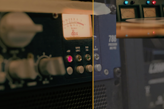 do professional video color grading and color correction with noise reduction