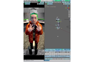 low poly 3d model object character animation psx ps1 ps2 n64 retro for vr ar