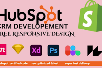 design high converting hubspot landing pages with CRM integration