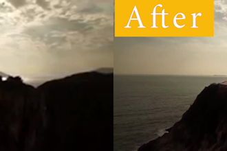 enhance, upscale, denoise low quality videos