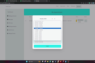create an online doctor appointment website