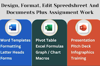 be your excel and word expert for any task in just 2 hours
