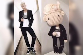 make custom crochet character and baby suits