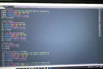 do your java swing project, gui