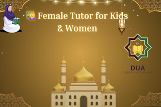 teach online quran with tajweed for kids and women