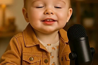 create ai baby talking podcast ai baby podcast tiktok viral video