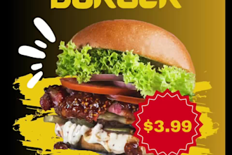 design attractive food menu, restaurant menu, and food flyer