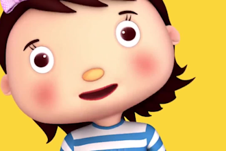 create fantastic 3d animation for kids nursery rhymes 2d animation for kids
