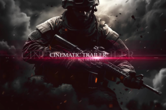 create a cinematic book trailer action game trailer youtube intro 4k