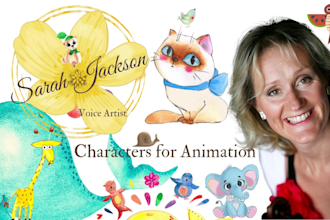record professional animation voiceover narration