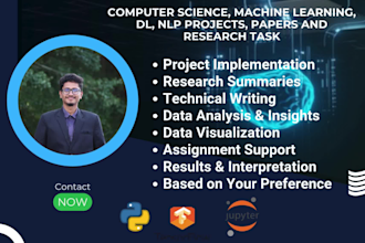 write deep learning and data science research articles