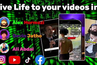 edit instagram reels, tiktok videos and youtube shorts in alex hormozi caption