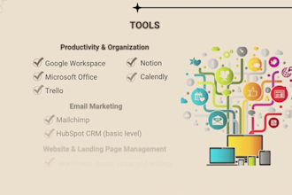 virtual assistant for google workspace, data entry and emails