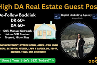 publish guest post on high da real estate blog SEO backlinks