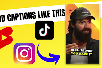 edit tiktoks, shorts and reels with engaging captions