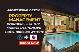 vacation rental hotel booking build hotel booking website property management