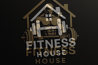 make a premium gym logo that stands out