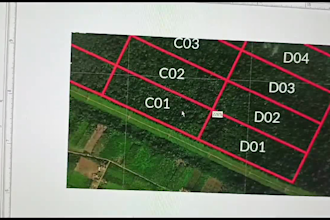 draw and subdivide land into custom plots with arcgis