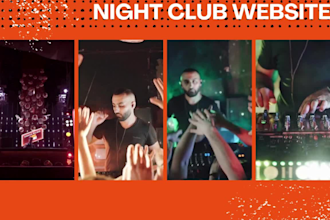 dj night club, parties website, party website, music website, bar website a to p