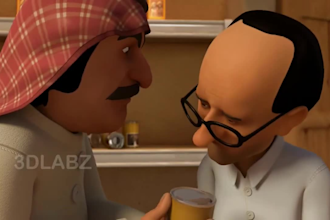 3d arabic 3d cartoon arabic animation storytelling video ramadan video design